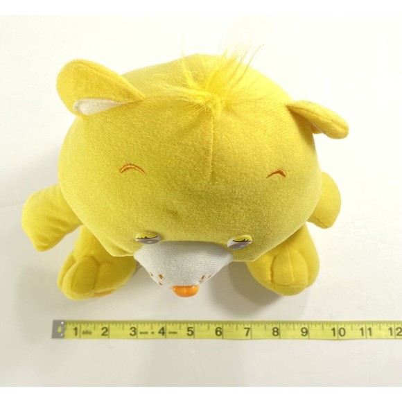 Care Bears 2006 Nanco 11"Plush Yellow Stuffed Toy Animal with Birthday Cupcake - Picture 7 of 12